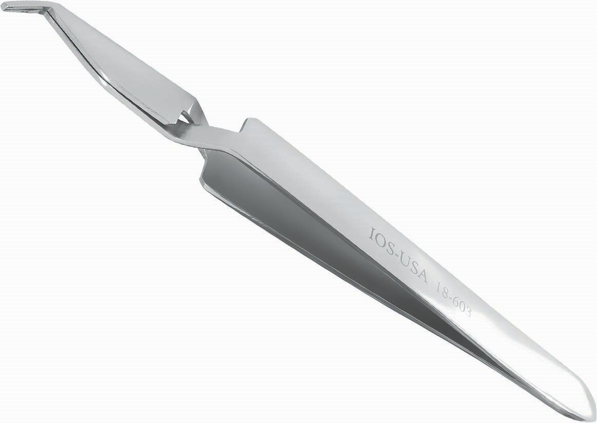 Узкий пинцет обратного действия для удержания брекетов Narrow Bonding Tweezer