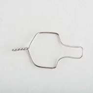 Короткие стальные лигатуры преформированные (полузакрученные), диаметр .010, в коробке, 1000 шт.