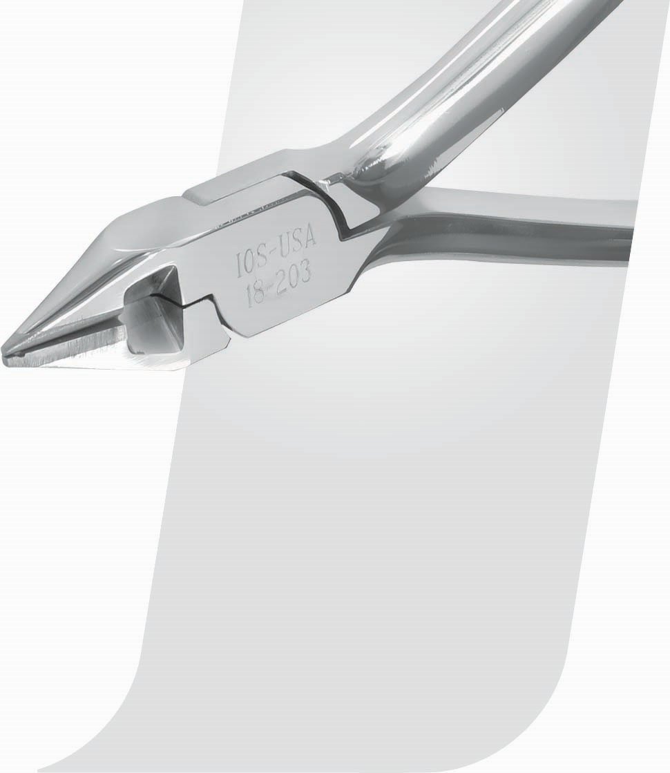 Клювовидные щипцы с кусачками без борозды для дуги Bird Beak Plier w/ Cutter Without Groove